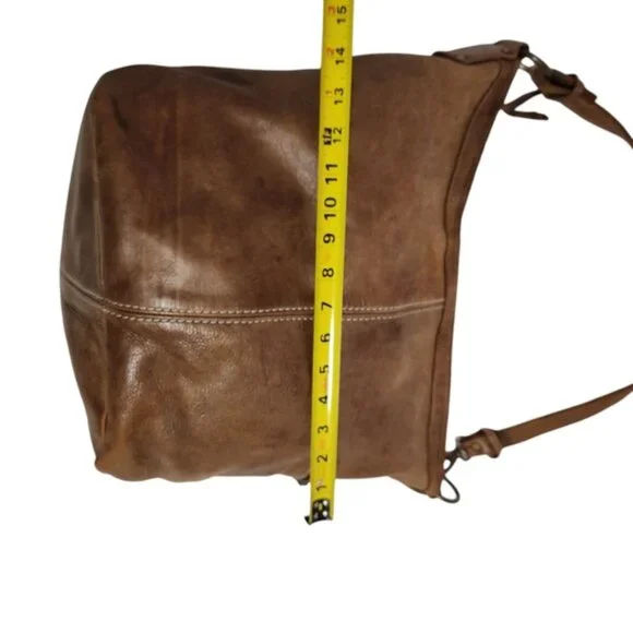 Roots Tan Leather Shoulder Bag - Picture 12 of 16